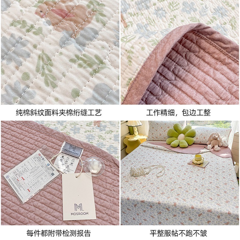 クラスA両面純綿ベッドカバー、内外新疆綿ベビー用、新綿畳ベッドシーツ、オールシーズン万能|undefined