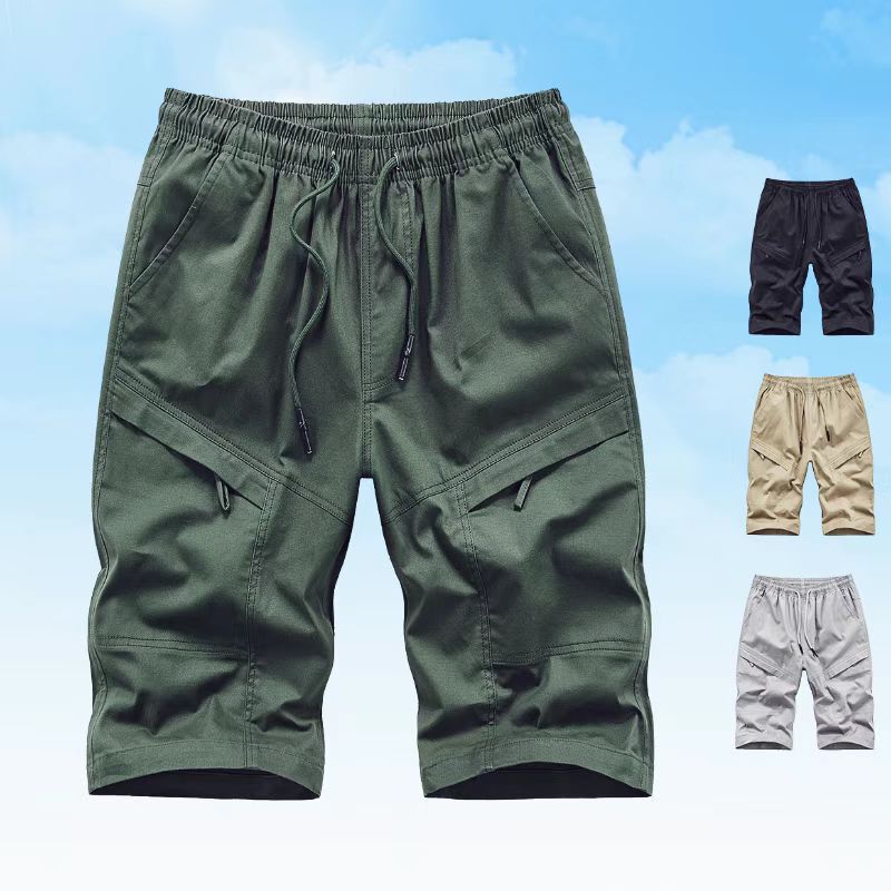 Summer workwear shorts men's pants multi-pocket fifth pants leisure sports outdoor fishing outdoor activity pants wholesale