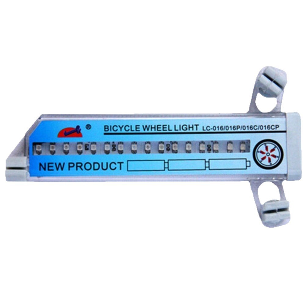 La bicicleta habló luz 32led colorido Knight Hot Wheels bicicleta de montaña equipo de montar la rueda de la bicicleta Luz de montar