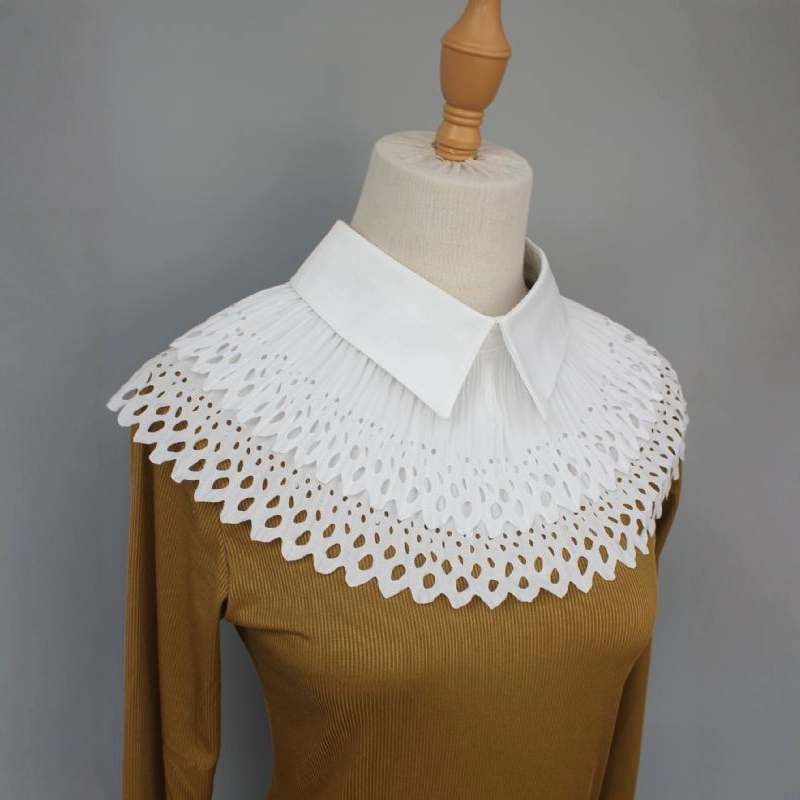 Diy Eurgian пряжа 2 м складка шифоновая кружева аксессуары для одежды двойной кружевной манжеты с юбкой