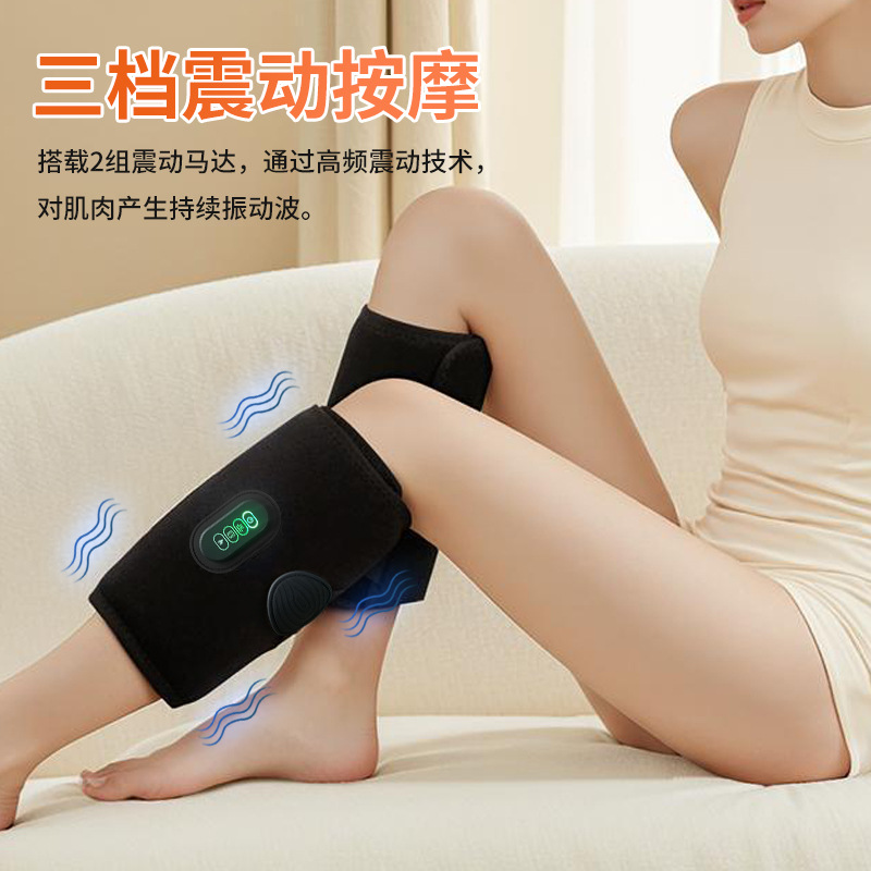 Masaje de presión de aire de pierna transfronteriza masaje de vibración de calentamiento de piernas masaje de presión de pies de compresión térmica permeable a temperatura constante