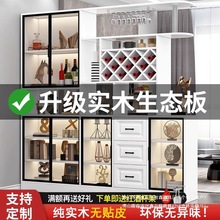 实木玄关柜鞋柜一体入户门厅柜客厅欧式装饰柜进门屏风隔断柜酒柜