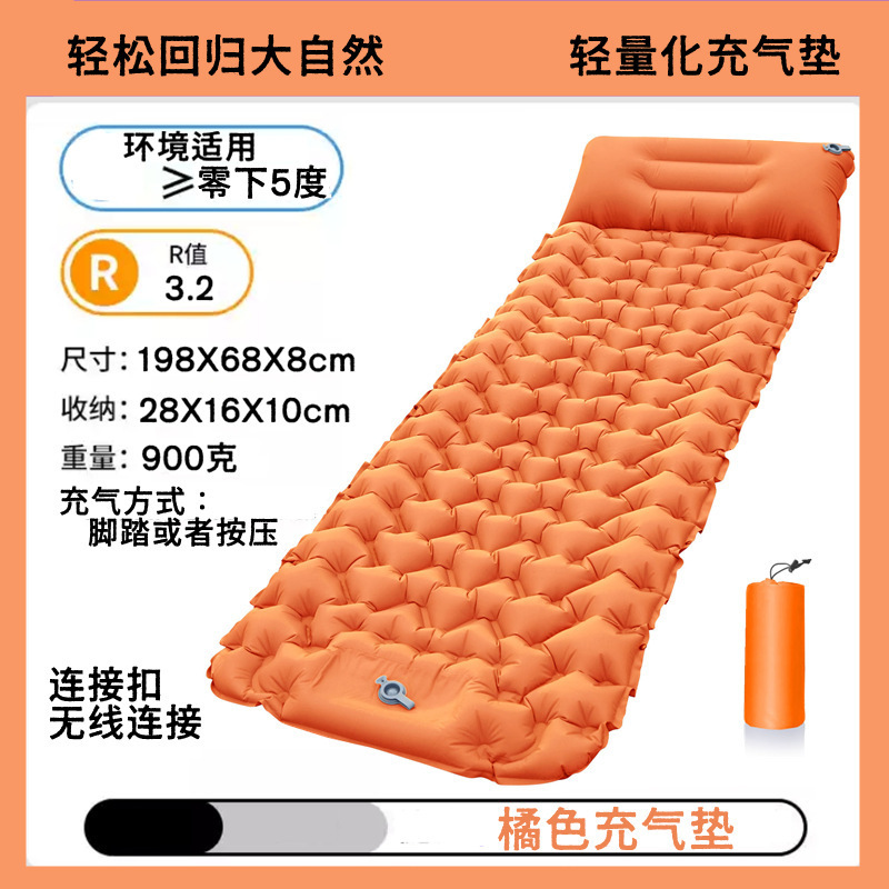 P 厚みのある屋外折りたたみポータブルテント昼寝マットフロアマット防湿マットシングルとダブルエッグネストマットインフレータブルマット|undefined