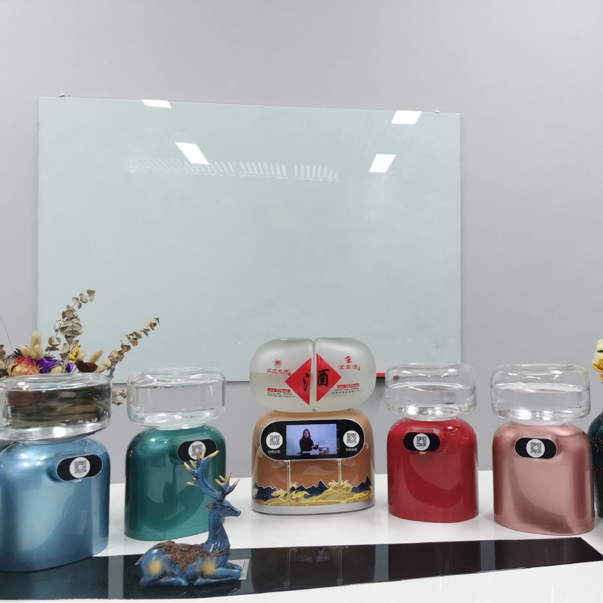 昊昇单蛋智能售酒机出酒器分酒机微信扫多少出多少主板方案开发