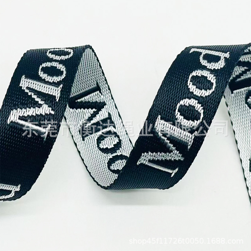 Personalizado 1 - 10cm de espesor 1mm brillante imitación de nylon jacquard cinturón bolsos zapatos sombreros teléfonos móviles correa de tela
