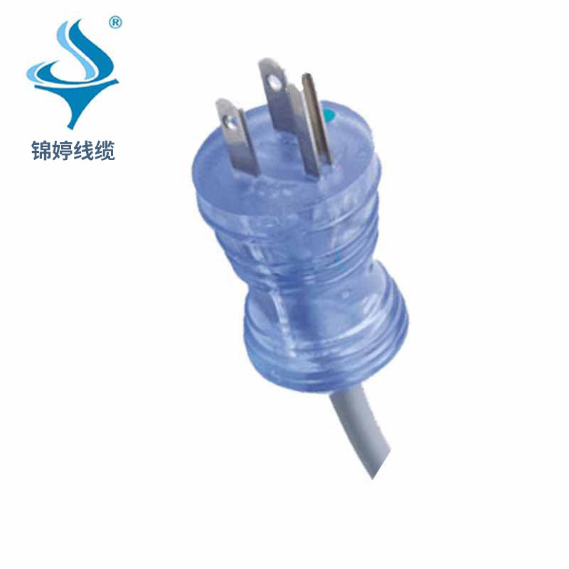 【厂家供应】美标手术电刀医疗电源线插头 美规带绿点医用插头