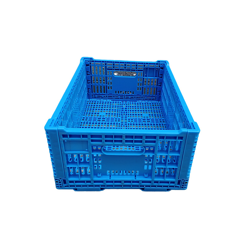 Fabricante de suministro de plástico plegable cesta de rotación cesta plegable caja de rotación caja logística cesta de frutas y verduras caja plegable cesta image 4