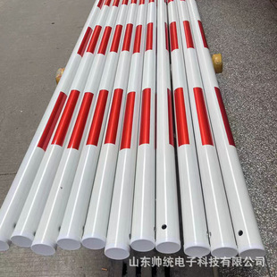 Aluminum alloy gate round pole parking lot high-speed toll station railing arm gate pole through pipe KB4 Deya railing arm