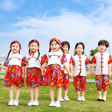 小学生运动套装新款校服夏季男女童短袖儿童六一表演服幼儿园班服