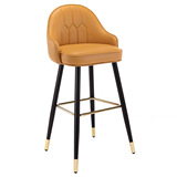 Индивидуальное барное кресло остров High Stool Итальянское легкое роскошное барное кресло -стул Бар -стул Высокий стул на заказ печатные письма