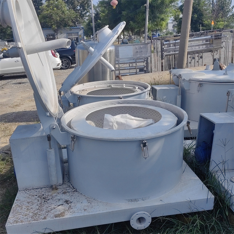 出售二手平板离心机 固液分离设备 衬塑密闭离心机