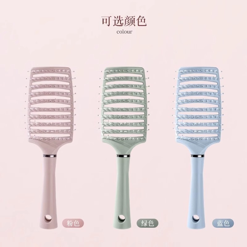 Pein de costilla grande curva cabello de mujer raíz floja artefacto de hombre cabeza grasa gran espalda estilo pein de cabello largo rizado pein de masaje