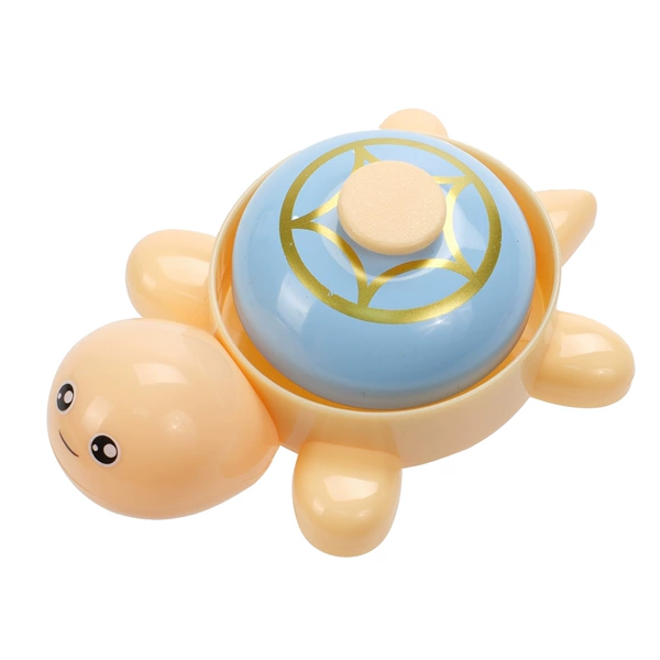 Turtle hand ringing the bell - blue