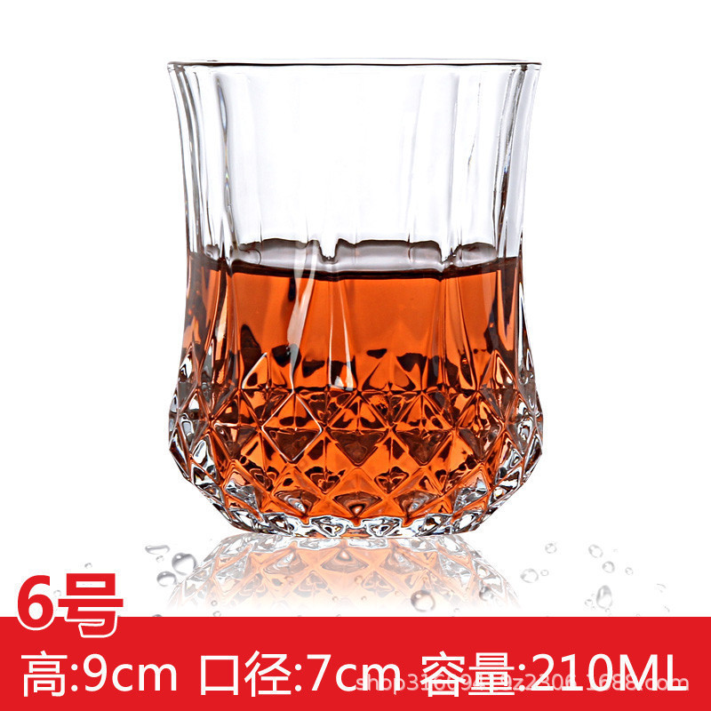 ヨーロッパ式水晶ガラスカップ家庭用洋杯ウイスキーカップセット創意大ビールカップ焼酎|undefined
