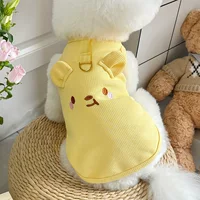Весна и лето новые японские и корейские собаки ветер собаки кошки одежда Тедди Биби VIP могут буксировать вафли жилет