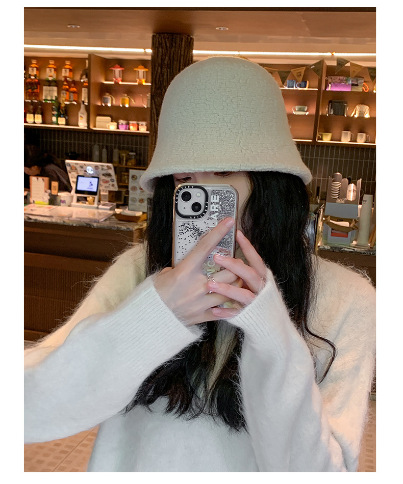 Cappello alla pescatora in lana d'agnello donna autunno inverno_voghion.com