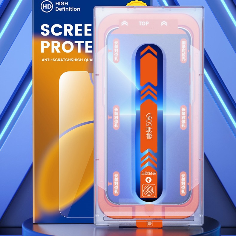 Apple 14/13/12/11PROMAX teléfono móvil película templada xsmax Pantalla Completa HD almacén libre de polvo re-compra molde desnudo