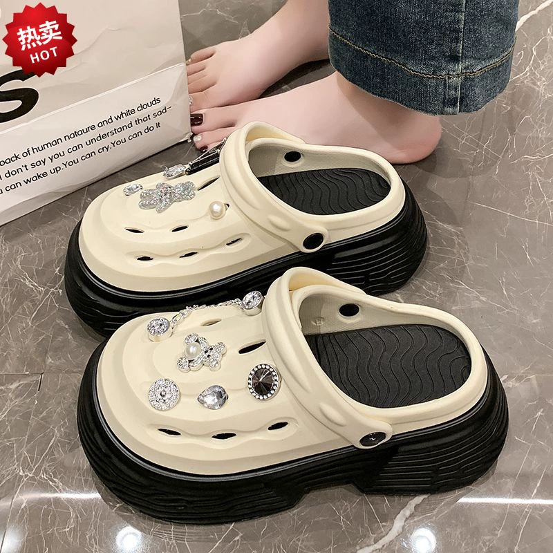 Пещерные туфли женские летние новые модели