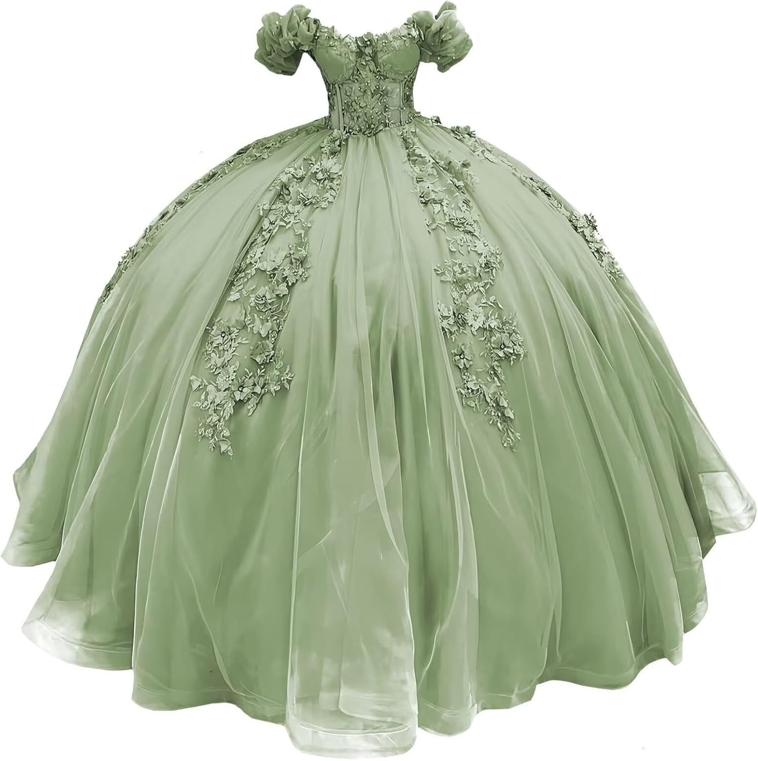 Amazon 2026 New Evening Dress Strapless Coming-Of-Age Ceremony Performance Dress Puffy Tulle Princess Dress for Women