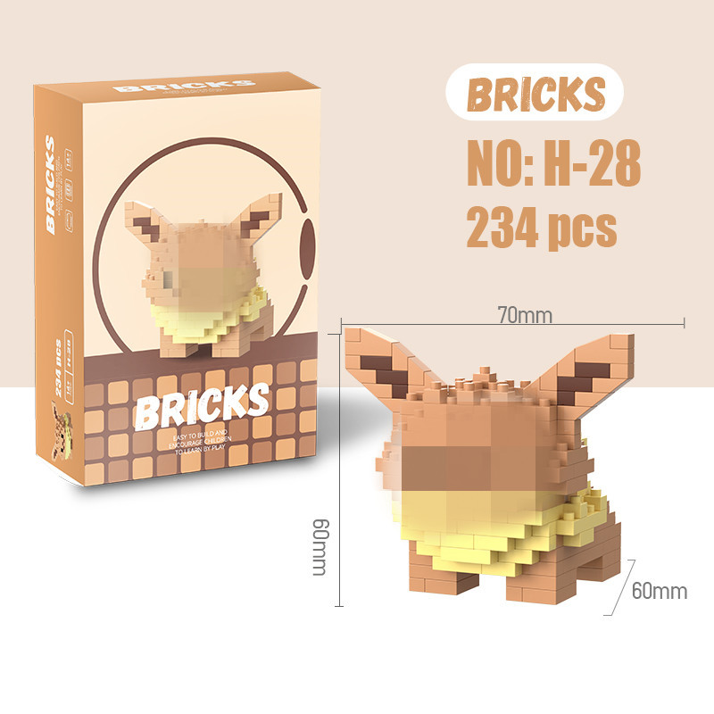 Animation IP micropartículas bloques de construcción rompecabezas piezas de regalo de juguetes DIY bloques de construcción mayoristas nacionales