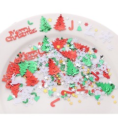 クリスマスシリーズ クリスマスツリー ミックス スパンコール DIY装飾材料 ビーズ 衣類装飾アクセサリー