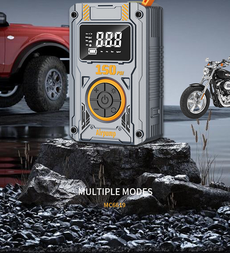Factory direct car inflator portable mini car tire inflator bicycle electric inflator