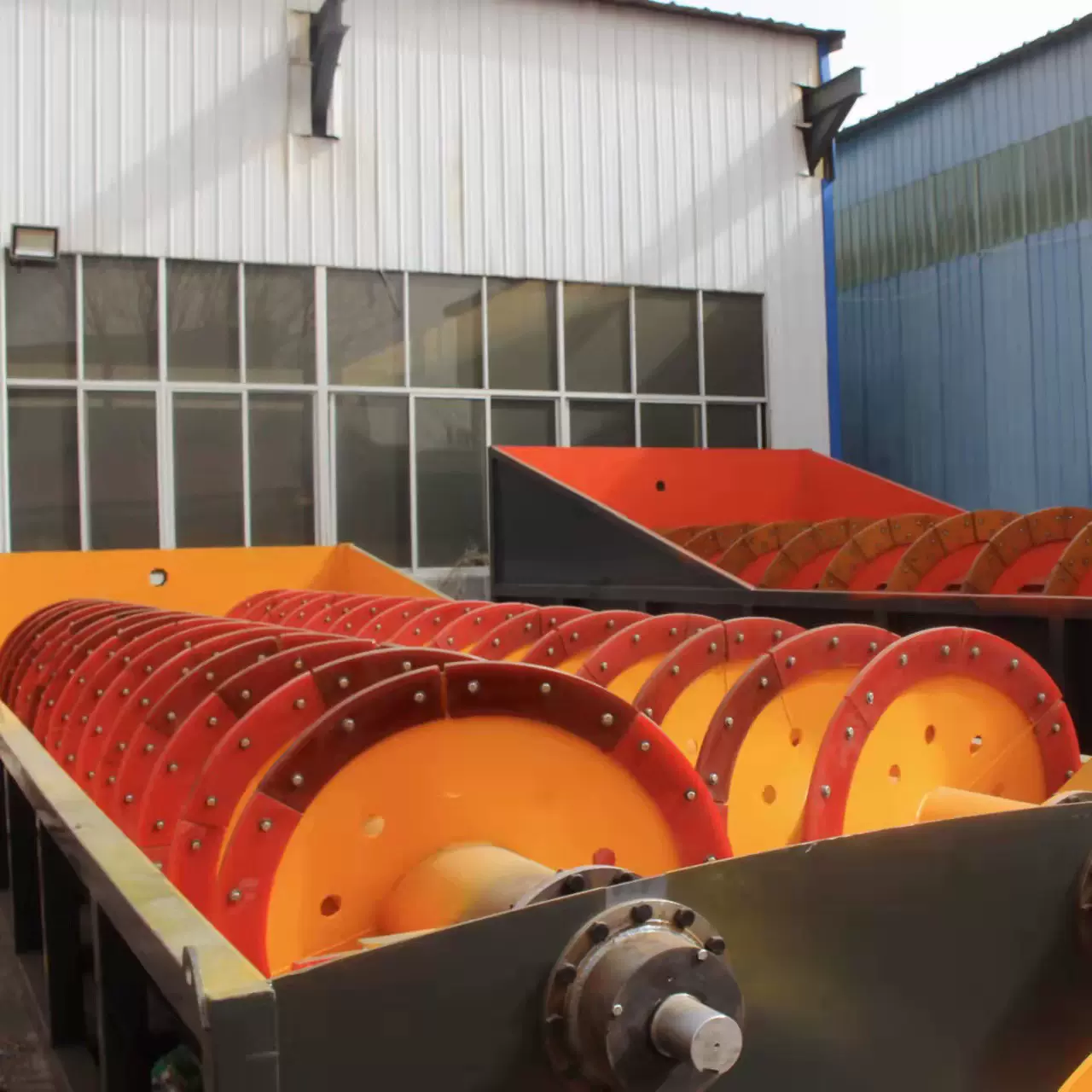 单螺旋洗沙机 大功率双螺旋洗砂机 矿用洗石机 螺旋分级机 绞沙机