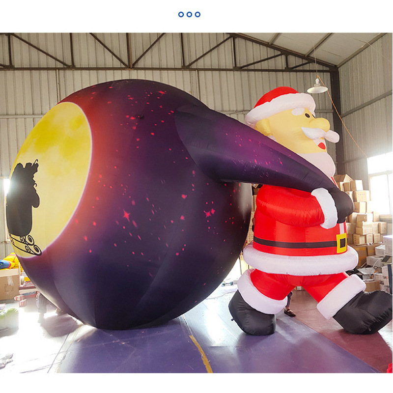 空気入れアニメクリスマス空気入れサンタクロースクリスマスツリーデパート活動配置美陳アニメデパート装飾|undefined