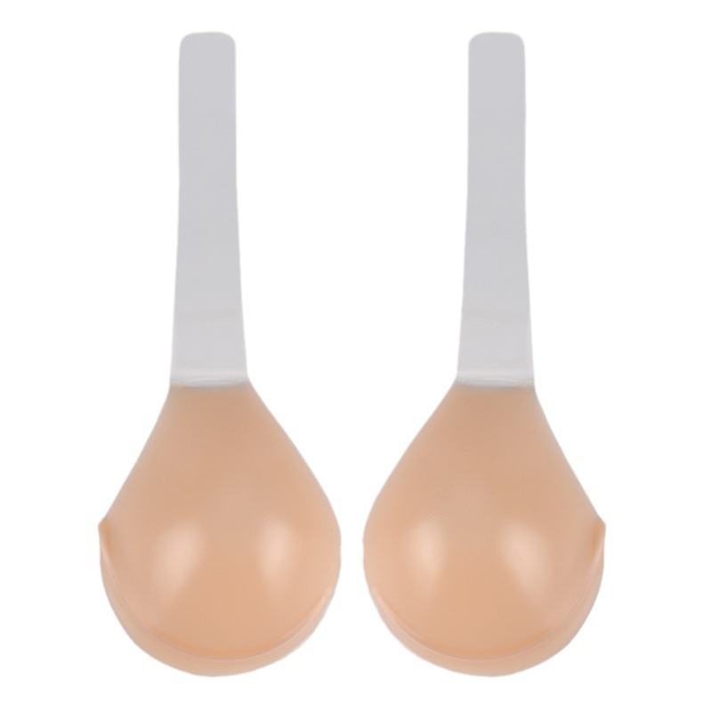 Europa y América más tamaño de elevación del pecho pegatinas anti-flacidez de la belleza espalda de silicona sujetador de las mujeres se reunieron la ropa interior sin costuras invisible cuchara de mama pegatinas