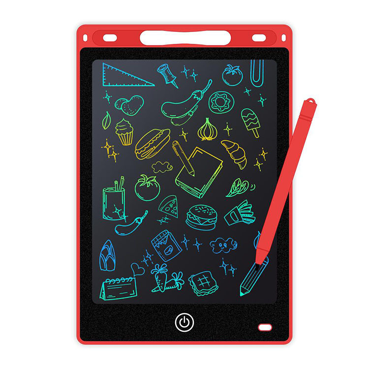 Pantalla a color de protección ocular recta de 12 pulgadas roja