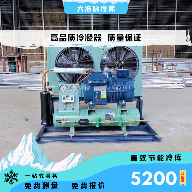 大冻脉冷库全套制冷设备冷库活塞机组大四缸小四缸中四缸冷库降温