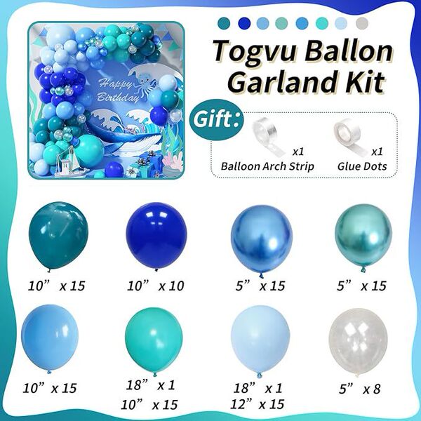 blue royal balloon