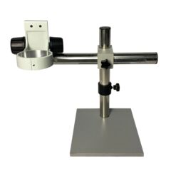 Microscope with Continuous Magnification for Jewelry Inspection, Fixed Bracket Model A3, with Microscope Optics, Iron Stand