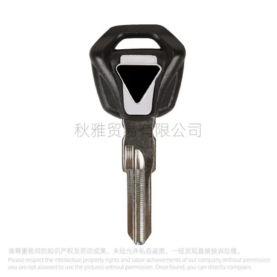 Key Embryo Chip – Motorcycle Key - white-label-black