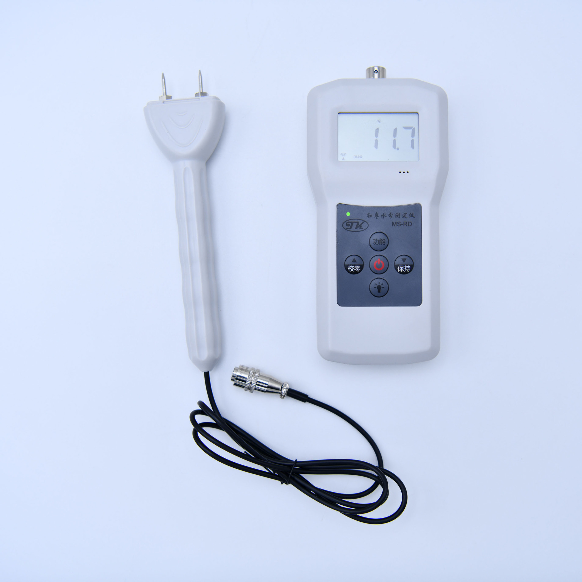 河北插针式椰枣快速水分检测仪MS-RD     大枣红枣含水率测量仪