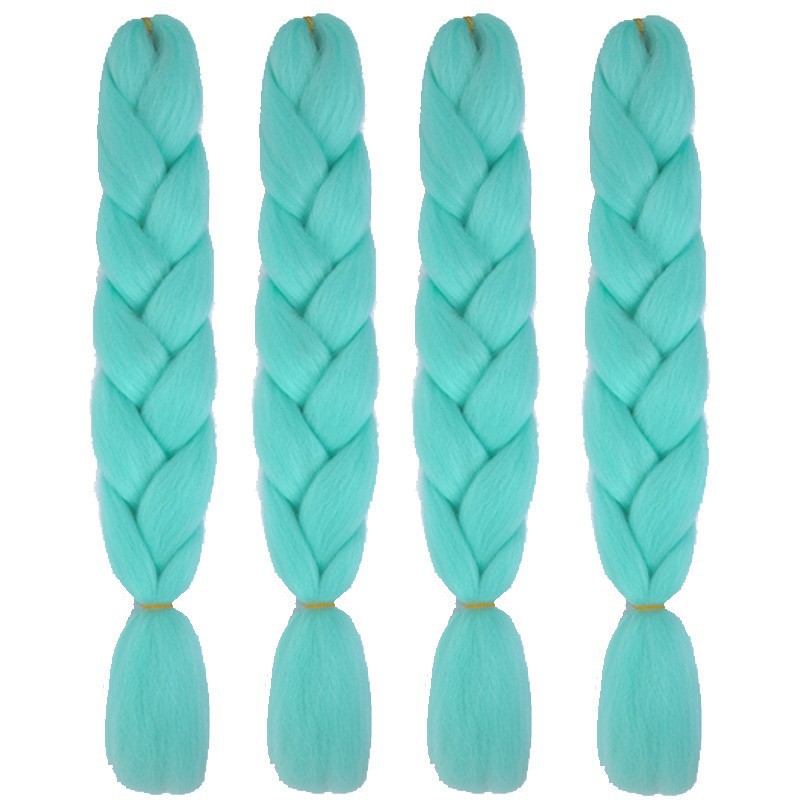 Trenzas africanas grandes de alta temperatura de ganchillo de seda extensión de cabello trenzas sucias peluca trenzas grandes trenzas gruesas trenzas grandes trenzas de fijación trenzas de torsión