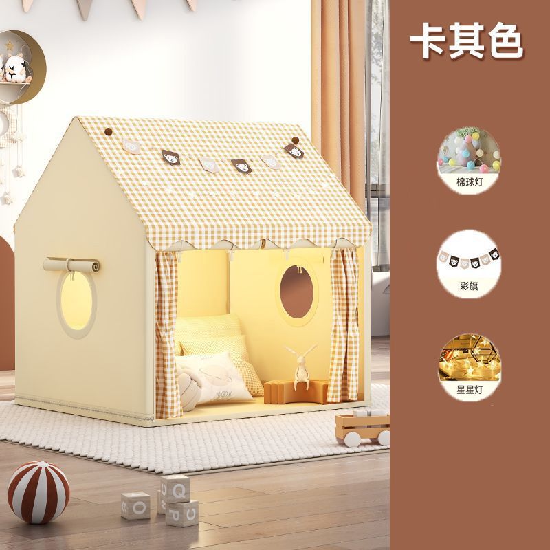 Tiendas de campaña para niños en interiores Niñas Niños Castillo Casa pequeña Casa de juguetes Princesa Fantástica Juegos de cama Base secreta