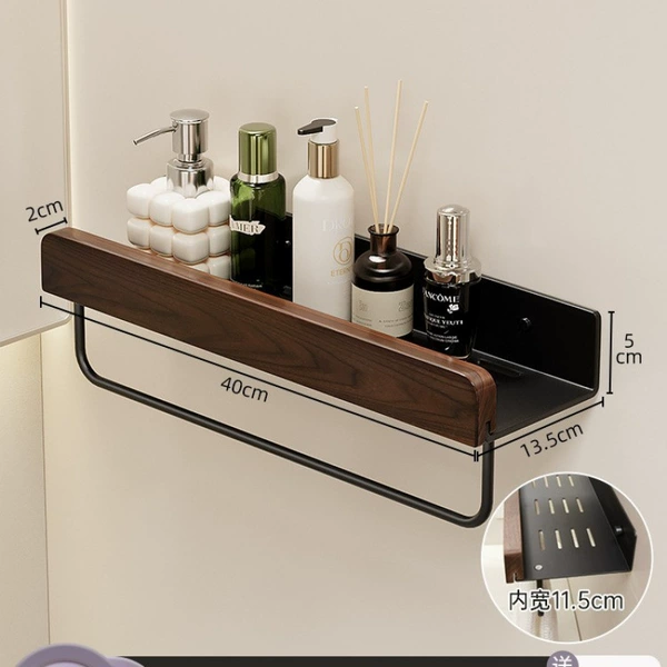 Brown black towel, 40cm