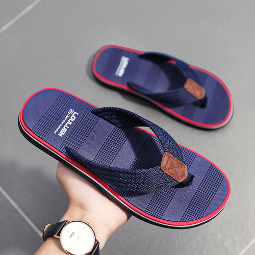  New Slippers Summer Men's Beach Men's Flip-flops Anti-slip Large Size Fashion Sandals Slide