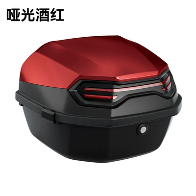 Motorcycle Safety Supplies — Thickened and Enlarged Version, Electric - xl-explorer-matte-red-free-installation-accessories-single-tail-box