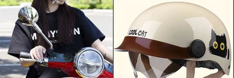 Helmet, battery safety helmet, half helmet, certified, summer visor, sun protection, suitable for motorcycles and electric vehicles, all-season use, national standard