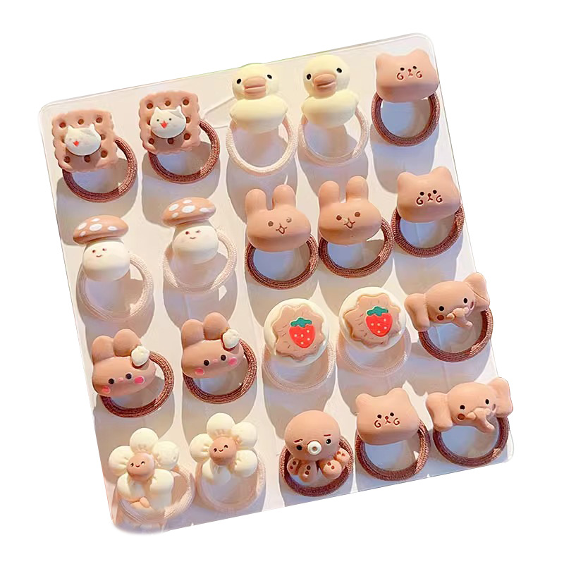 El lindo lazo para el cabello del pulgar del bebé no daña el cabello, tocado de goma para niños, tocado de niña, accesorio para el cabello de bebé de alta elasticidad