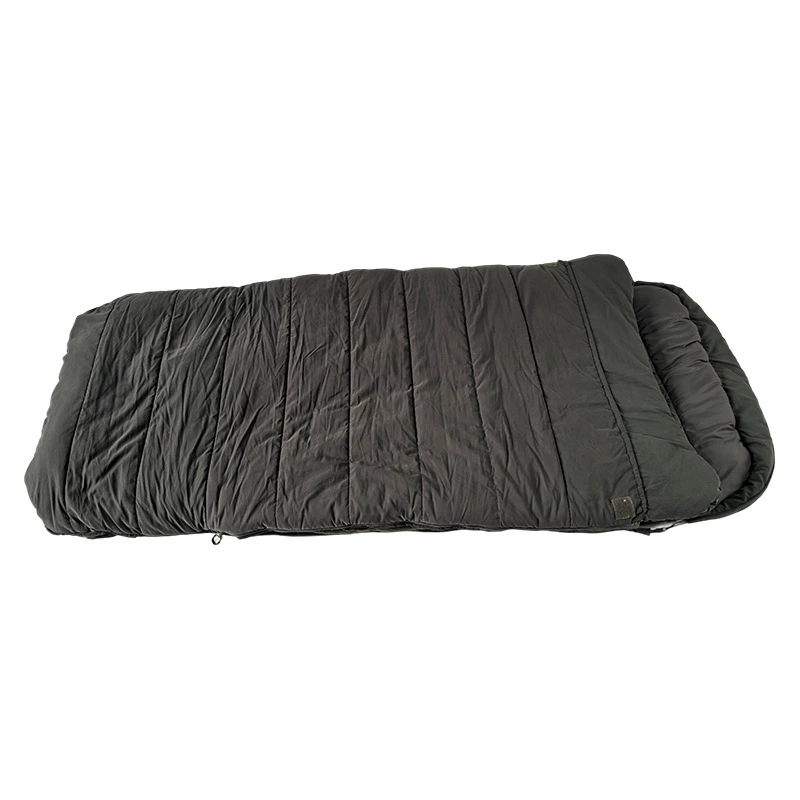 Sleeping bag for fishing, soft heel, increased thickness