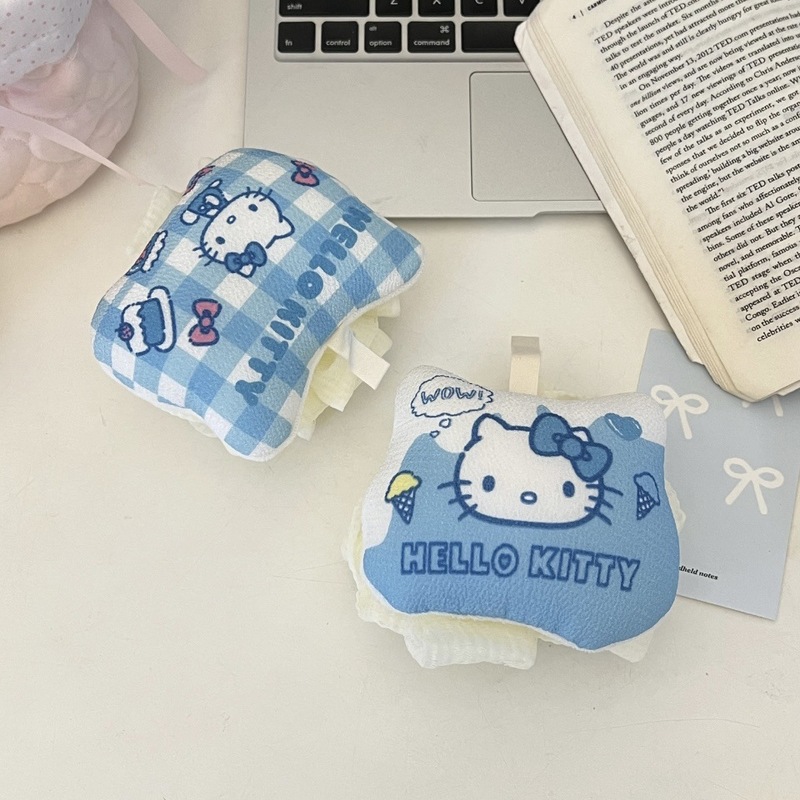 可爱Kitty沐浴球柔软起泡网家用儿童洗澡浴花耐用不易散洗澡神器|undefined