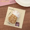 2# brown leopard print small hand hair clip