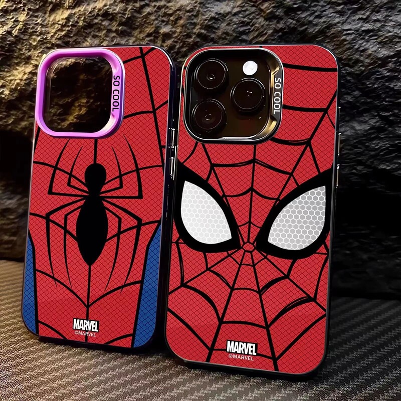 Red Spider Is Suitable for Iphone17Pro Mobile Phone Case 16/15/14 Trendy and Personalized Iphone13/12 Color Silver Case Red Spider Is Suitable for Iphone17Pro Mobile Phone Case 16/15/14 Trendy and Personalized Iphone13/12 Color Silver Case