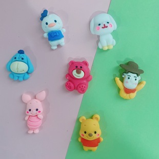 Cartoon character resin accessories diy mobile phone case handmade accessories car decoration material water Cup patch