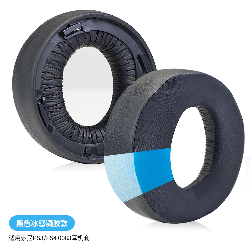 Adecuado para Sony auriculares de oro CECHYA0083 0090 auriculares esponja cubierta PS4 misterioso mar área orejeras auricular cubierta