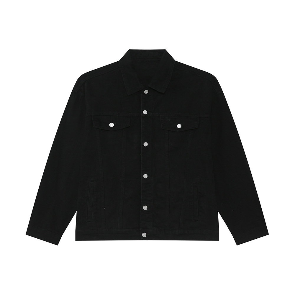 MTLCLOTHES para hombre | Nuevos productos de otoño Chaqueta de solapa salvaje de color sólido americano Pantalones casuales Traje de mezclilla