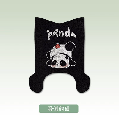 Electric vehicle foot mat, Beige Silk Ring Anti-slip Mat - slipping-panda-yadi-m20-d